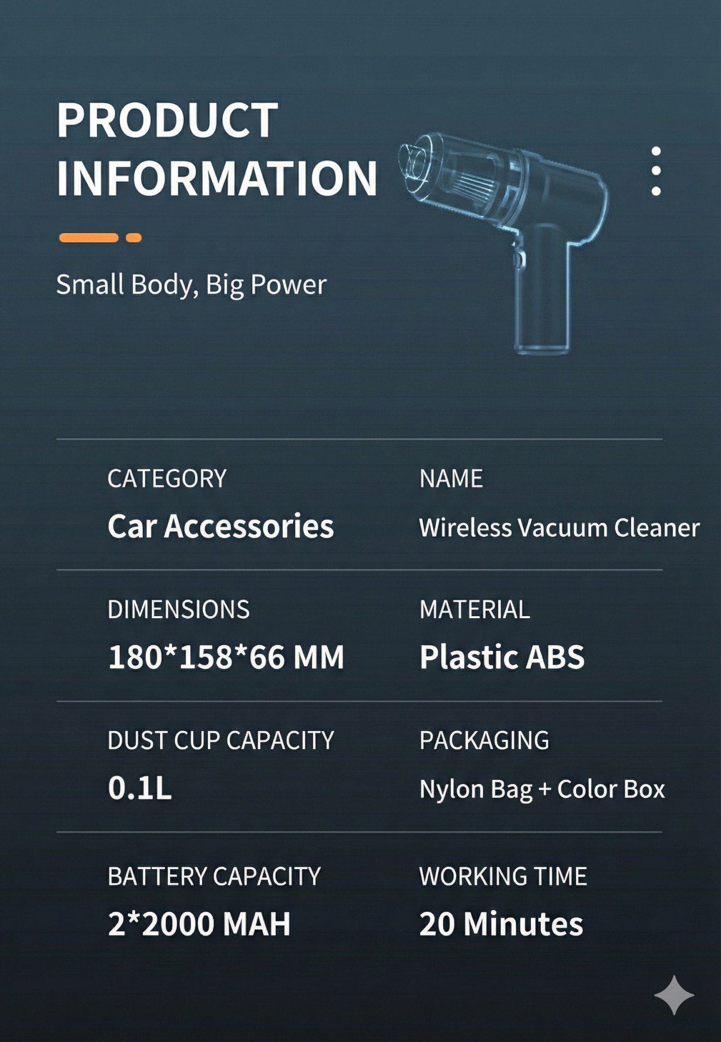 handheld vacuum cleaning car cup holder