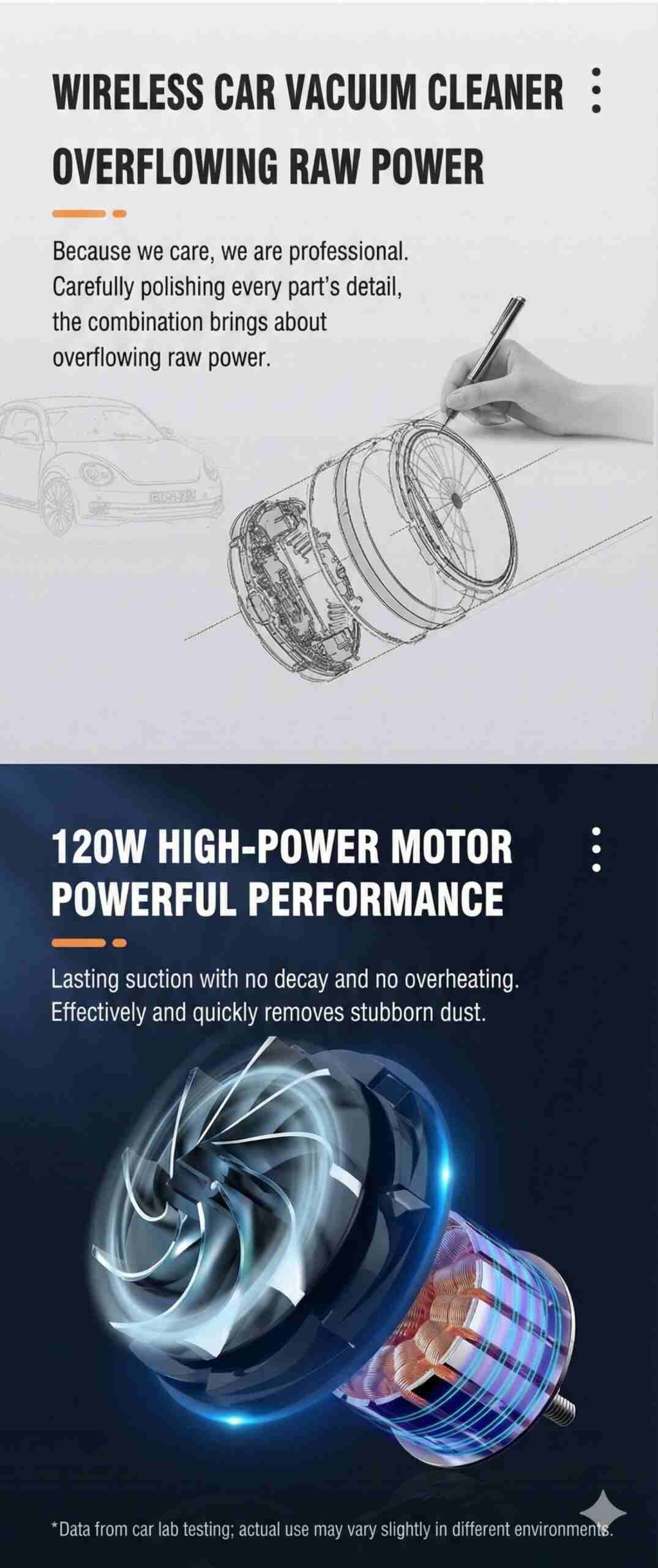 handheld vacuum cleaning car cup holder