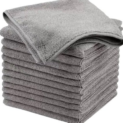 microfiber cleaning cloth wiping car dashboard