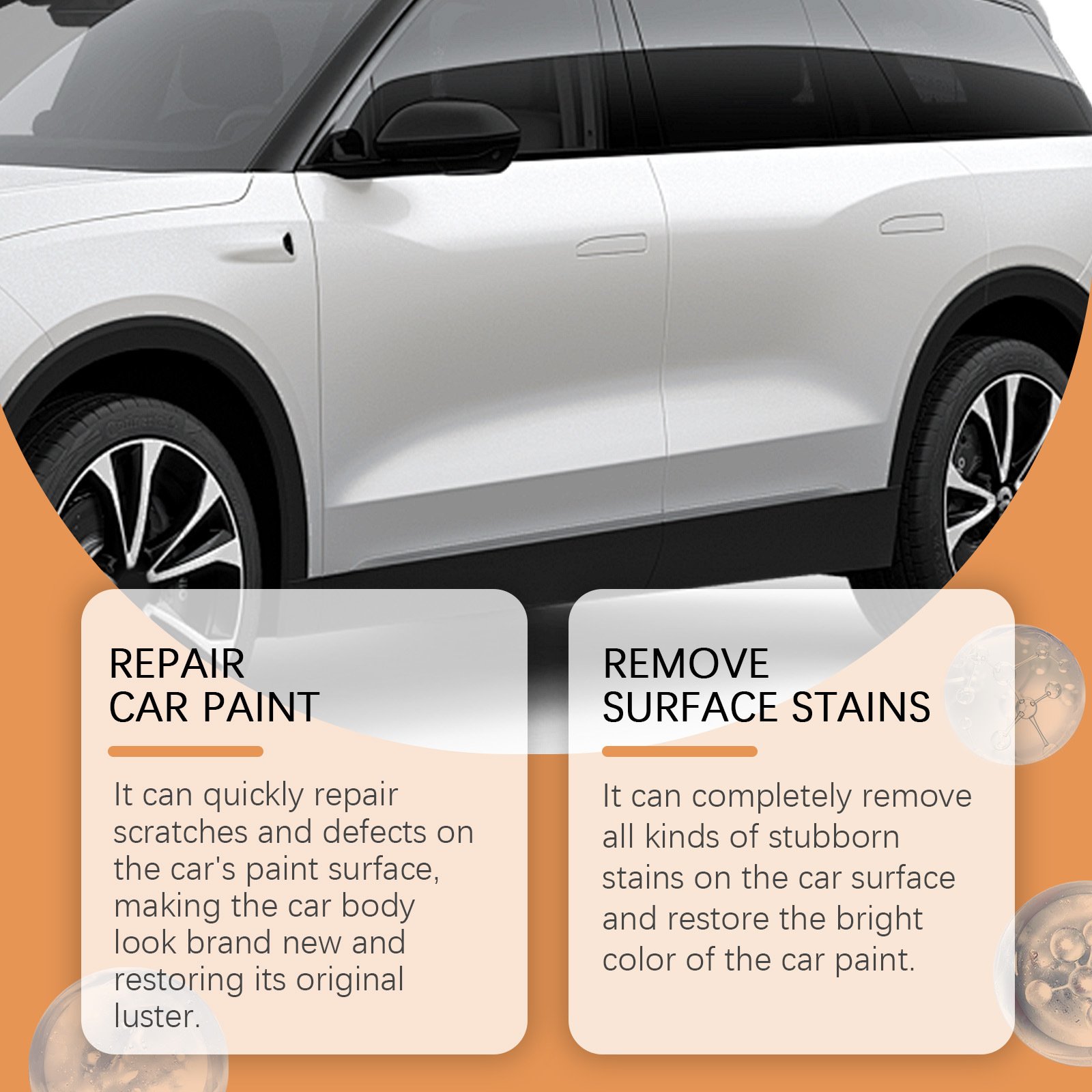 Leakproof car trash can hanging on headrest