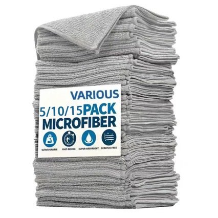 microfiber cleaning cloth wiping car dashboard