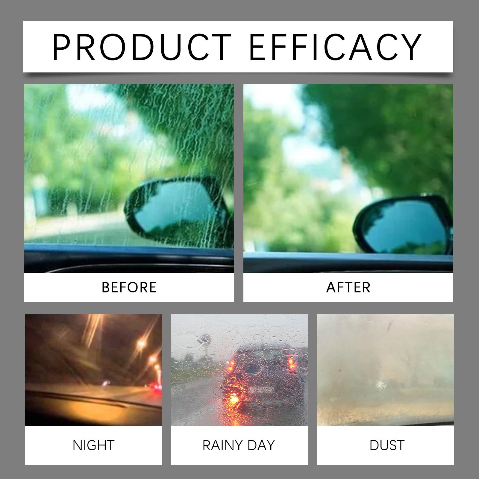 Ceramic paint sealant spray bottle next to shiny red car